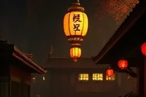 厨房风暴场里案板上摆开的各色食材